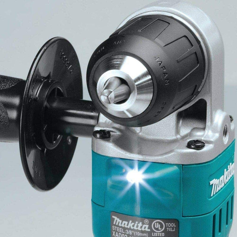 Makita XAD02Z 18V LXT Lithium‑Ion Cordless 3/8 in. Angle Drill, Tool Only, New