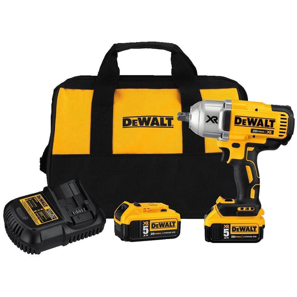 Dewalt DCF899P2 20V Max* XR® High Torque 1/2 In. Impact Wrench w. Detent Pin Anvil Kit (5.0AH) (New) - ToolSteal.com