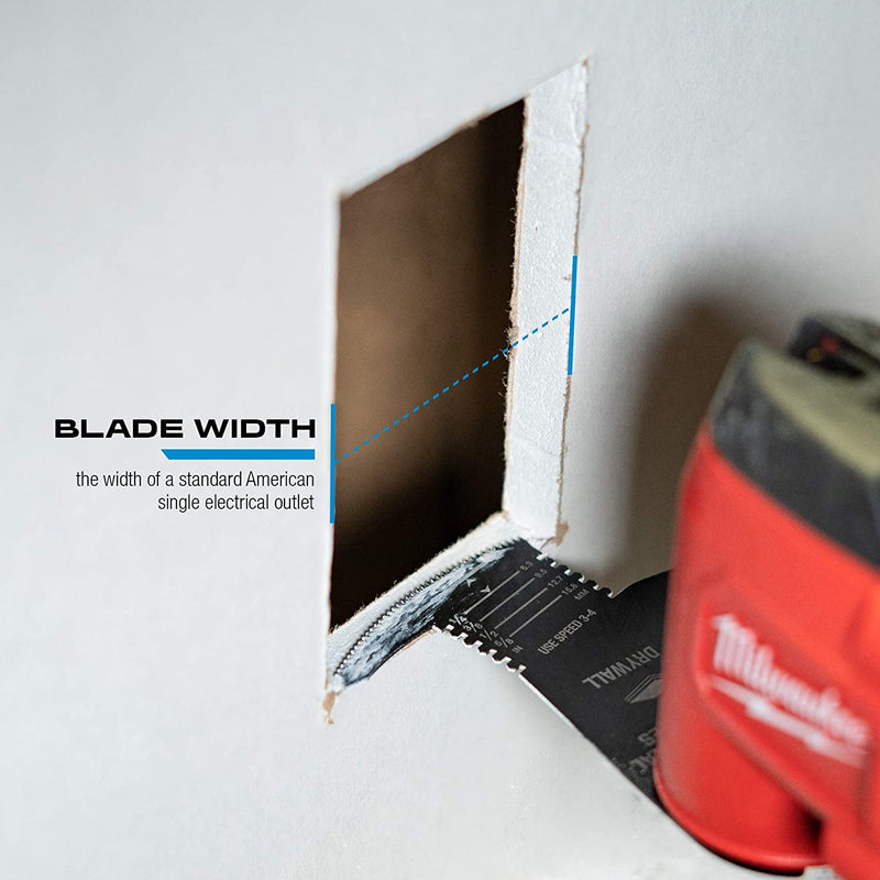 Imperial Blades IBOA800-1 One Fit 4-IN-1 Features Drywall Blade, 1 Pack, New