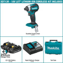 Makita XDT13R 18V LXT® Lithium‑Ion Compact Brushless Cordless Impact Driver Kit (2.0Ah), (Reconditioned) - ToolSteal.com