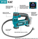 Makita MP100DWRX1 12V max CXT Lithium‑Ion Cordless Inflator Kit 2.0Ah, New