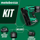 Metabo HPT NR1890DR(S) 3-1/2 Inch 21 Degree 18V Plastic Strip Cordless Framing Nailer Kit, New