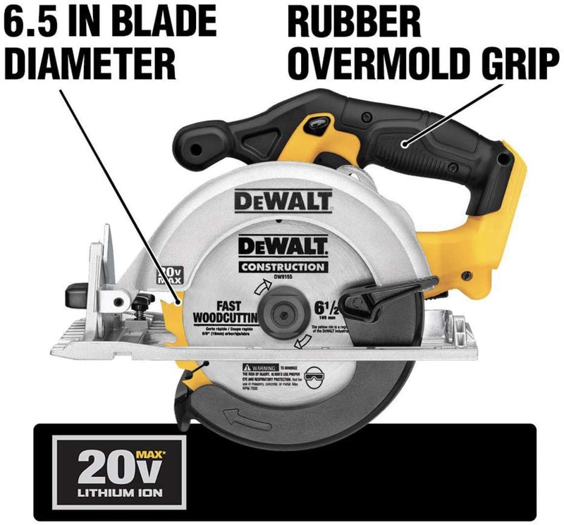 Dewalt DCS393BR 20V MAX* Cordless Circular Saw Reconditioned