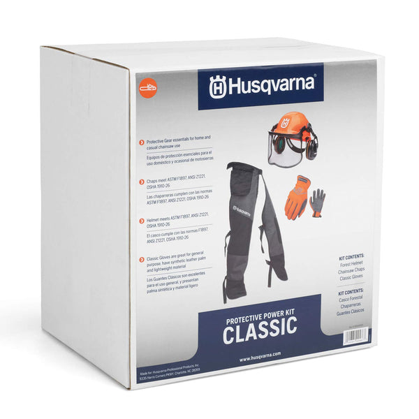 Husqvarna 590091101 Homeowner Personal Protective Power Kit, New