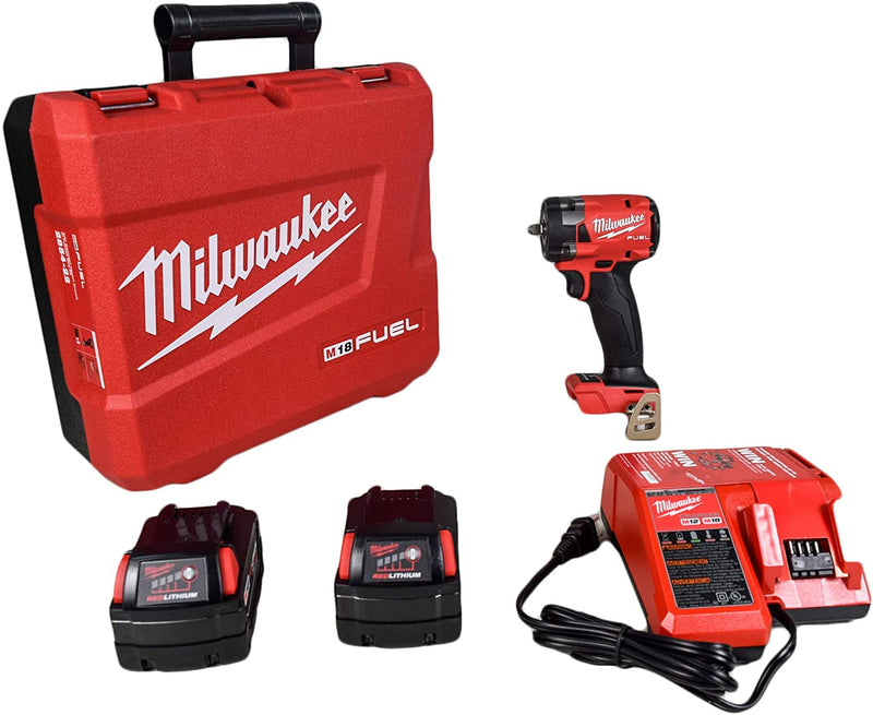 Milwaukee 2854-22 M18 FUEL 3/8 in. Compact Impact Wrench Kit w/Friction Ring, New