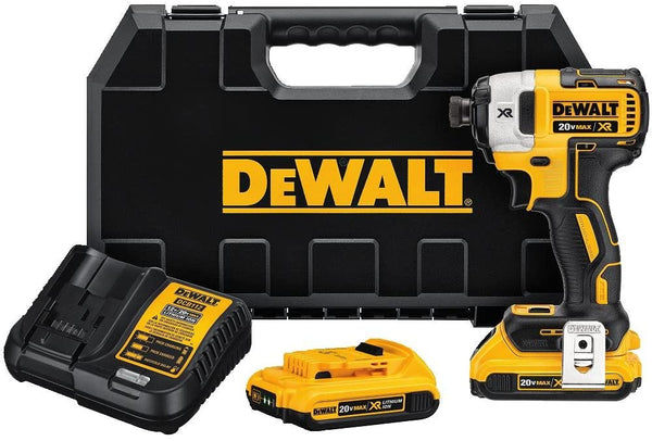 DeWALT DCF887D2R 20V MAX XR 1/4 in. 3-Speed Impact Driver Kit 2.0Ah, Reconditioned