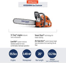 Husqvarna 455-R 20 in. Rancher Gas Chainsaw Reconditioned