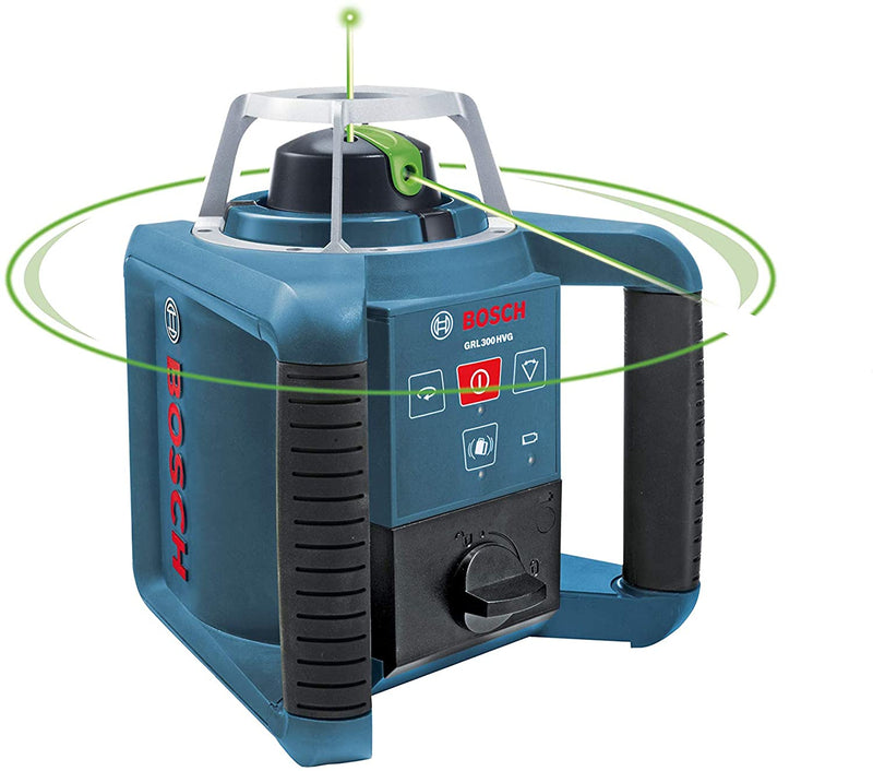 Bosch GRL300HVG Self-Leveling Green-Beam Rotary Laser with Layout Beam, New