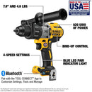Dewalt DCD997B 20V MAX* XR® Brushless Tool Connect™ Hammerdrill (Tool Only) (New) - ToolSteal.com