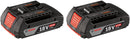 Bosch BAT612/BC1880 18V Lithium-Ion Battery and Charger Starter Kit, 2.0 Ah