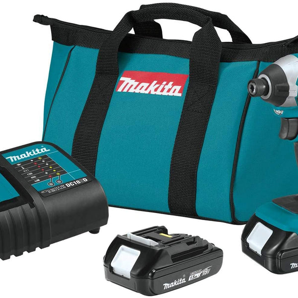 Makita XDT11SY R 18V LXT Li Ion Compact Cordless Impact Driver Kit 1.5