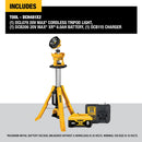 DeWalt DCL079R1 20V MAX Cordless Tripod Light Kit, New