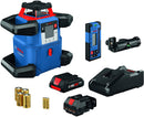 Bosch GRL4000-80CH 18V REVOLVE4000 Connected Self-Leveling Horizontal Rotary Laser with (1) CORE18V 4.0 Ah Compact Battery, New