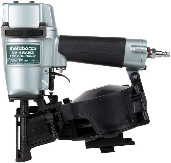 Metabo HPT A-NV45AB2M-R 16 Degree 1-3/4 in. Coil Roofing Nailer, A-Grade, Reconditioned