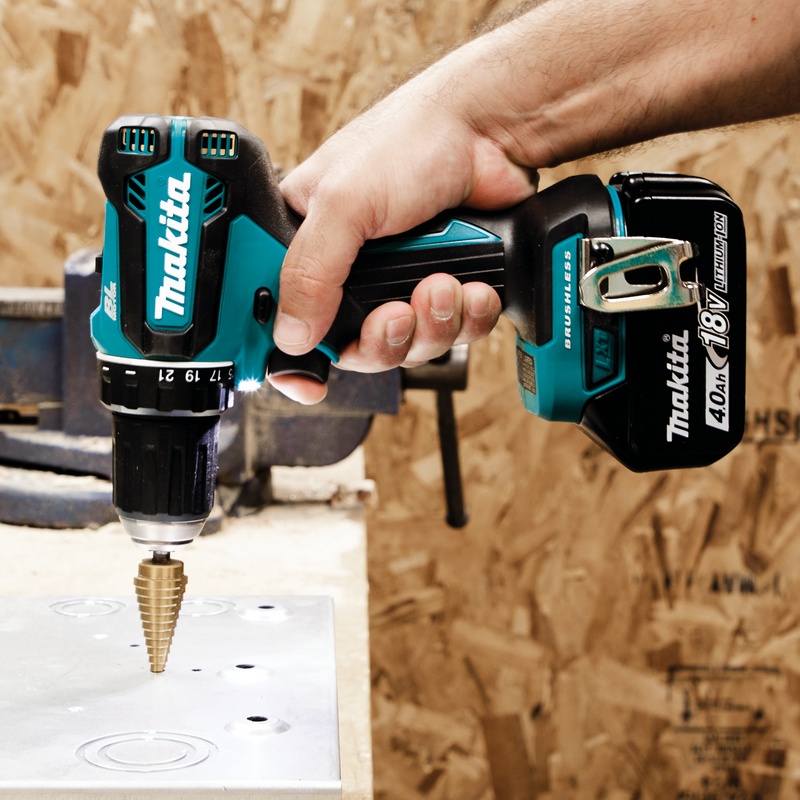 Makita XFD13SM1 18V LXT Lithium‑Ion Brushless Cordless 1/2 in. Driver‑Drill Kit 4.0Ah, New