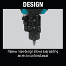 Makita TP03Z-R 12V max CXT Lithium‑Ion Cordless Pin Nailer, 23 Ga., Tool Only, Reconditioned