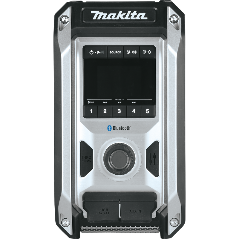 Makita XRM09B-R 18V LXT/CXT Li‑Ion Cordless Bluetooth Job Site Radio, Tool Only, Reconditioned