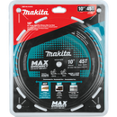 Makita B-62103 10" 45T Carbide‑Tipped Max Efficiency Miter Saw Blade (New) - ToolSteal.com