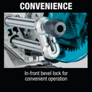 Makita XSL08Z-R 36V 18V X2 LXT Brushless 12 in. Dual‑Bevel Sliding Compound Miter Saw, AWS Capable and Laser, Tool Only, Reconditioned