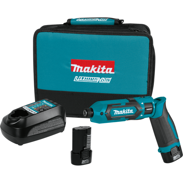 Makita TD022DSE-R 7.2V Lithium‑Ion Cordless Impact Driver Kit, (Reconditioned) - ToolSteal.com