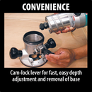 Makita RD1101 2‑1/4 HP* D‑Handle Router, (New) - ToolSteal.com