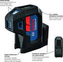 Bosch GPL100-50G Green-Beam Five-Point Self-Leveling Alignment Laser, New