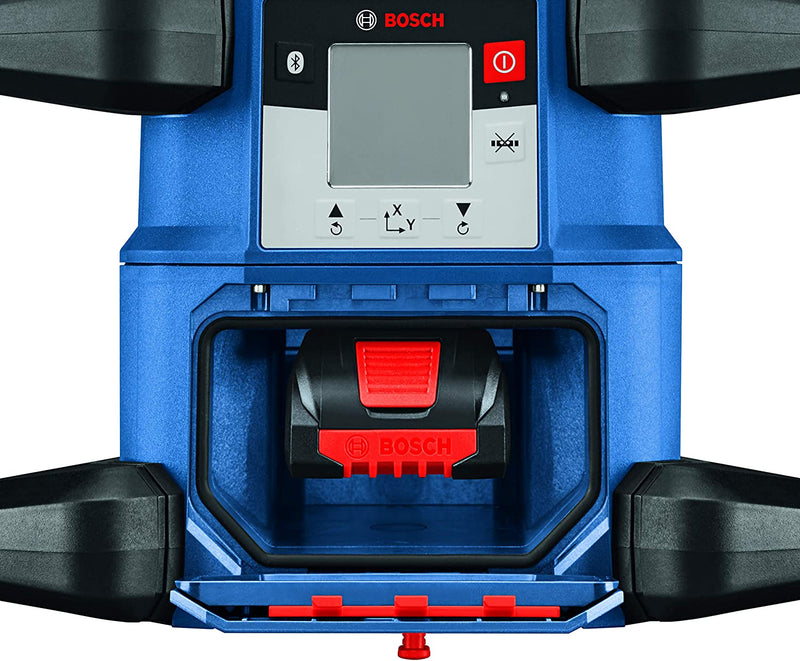 Bosch GRL4000-80CH 18V REVOLVE4000 Connected Self-Leveling Horizontal Rotary Laser with (1) CORE18V 4.0 Ah Compact Battery, New