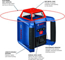 Bosch GRL2000-40HK REVOLVE2000 Self-Leveling Horizontal Rotary Laser Kit, New