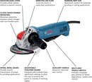 Bosch GWX10-45PE-RT X-LOCK 4-1/2 in. Ergonomic Angle Grinder with Paddle Switch, Reconditioned