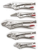Crescent CLP5SETN 5 Piece Curved Jaw and Long Nose Locking Plier Set, New