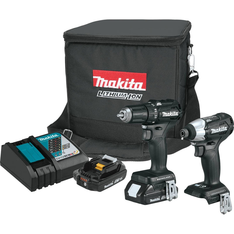Makita CX200RB 18V Sub-Compact Brushless 2-Piece Kit (2.0 Ah), (New) - ToolSteal.com