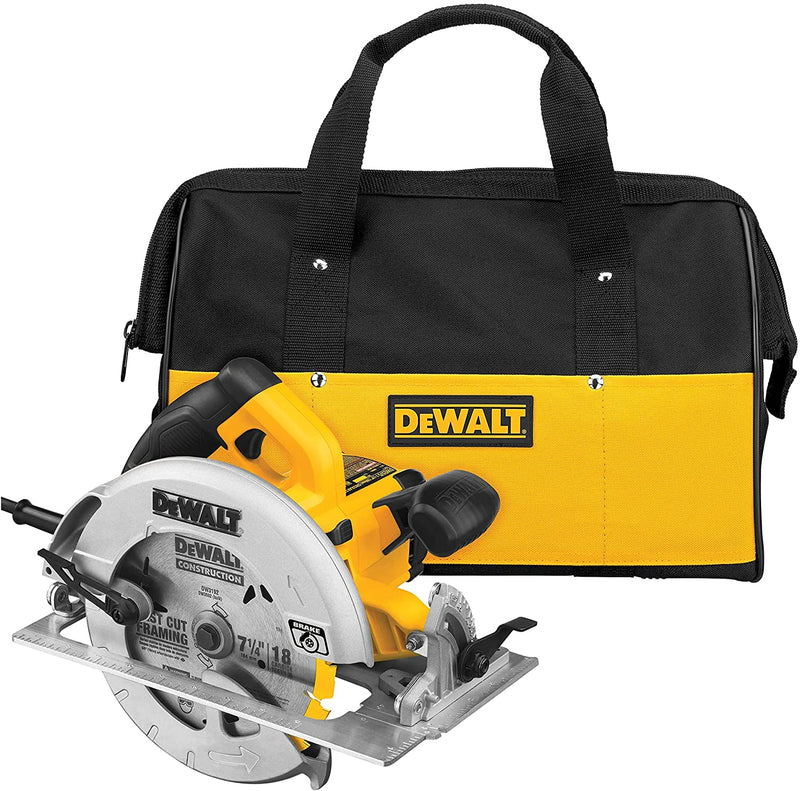 DeWALT DWE575SBR 15 Amp Corded 7-1/4 in. Lightweight Circular Saw with Electric Brake, Reconditioned