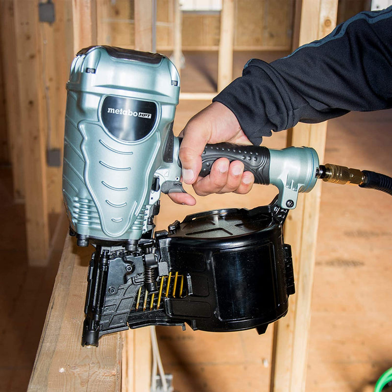 Metabo HPT A-NV90AGSM-R 16-Degree Wire Collated 3-1/2 in. Coil Framing Nailer, A-Grade, Reconditioned