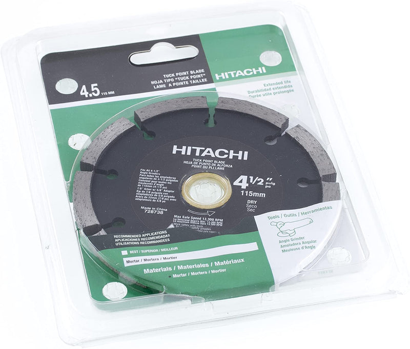 Metabo HPT 728738 4-1/2-Inch Tuck Point Diamond Saw Blade for Concrete and Masonry New