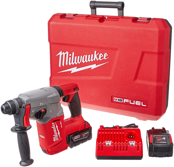 Milwaukee 2712-22 M18 FUEL™ 1" SDS Plus Rotary Hammer Kit, 5.0Ah, (New) - ToolSteal.com