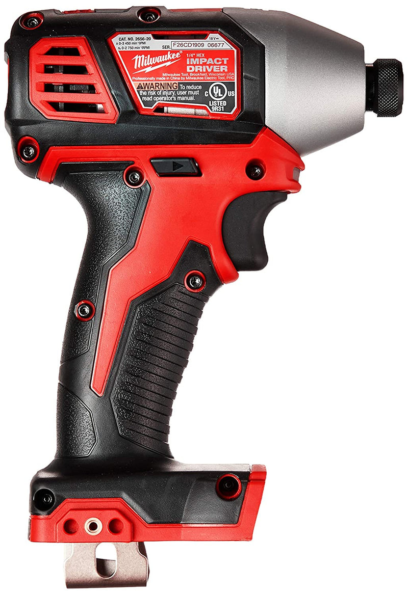 Milwaukee 2656-20 M18 1/4 Inch Hex Impact Driver Tool Only, New
