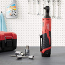 Milwaukee 2457-20 M12 Cordless 3/8 in. Ratchet Tool Only, New