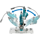 Makita XSL05Z-R 18V LXT Lithium‑Ion Brushless Cordless 6‑1/2 in. Compact Dual‑Bevel Compound Miter Saw with Laser, Tool Only, Reconditioned