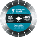 Makita E-02515 9 in. Diamond Blade, Segmented, General Purpose, New