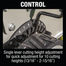 Makita XML03CM1-R 36V 18V X2 LXT Brushless 18 in. Lawn Mower Kit with 4 Batteries 4.0Ah, Local Pick Up Only