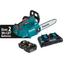 Makita XCU08PT 36V 18V X2 LXT Brushless 14 in. Top Handle Chain Saw Kit 5.0Ah, New