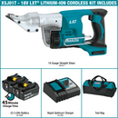 Makita XSJ01T 18V LXT Lithium‑Ion Cordless 18 Gauge Straight Shear Kit 5.0Ah, New