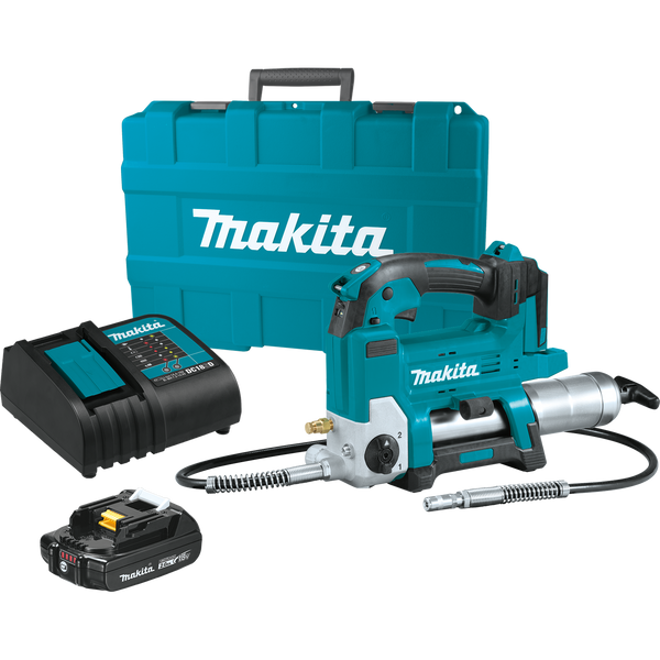 Makita XPG01SR1 18V LXT Lithium‑Ion Grease Gun Kit, 2.0Ah New