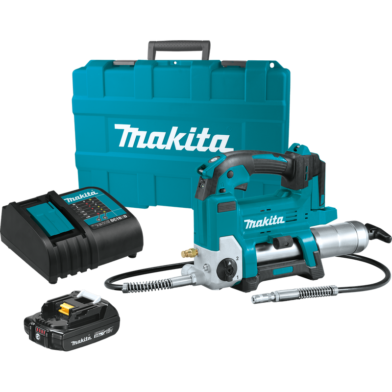 Makita XPG01SR1 18V LXT Lithium‑Ion Grease Gun Kit, 2.0Ah New