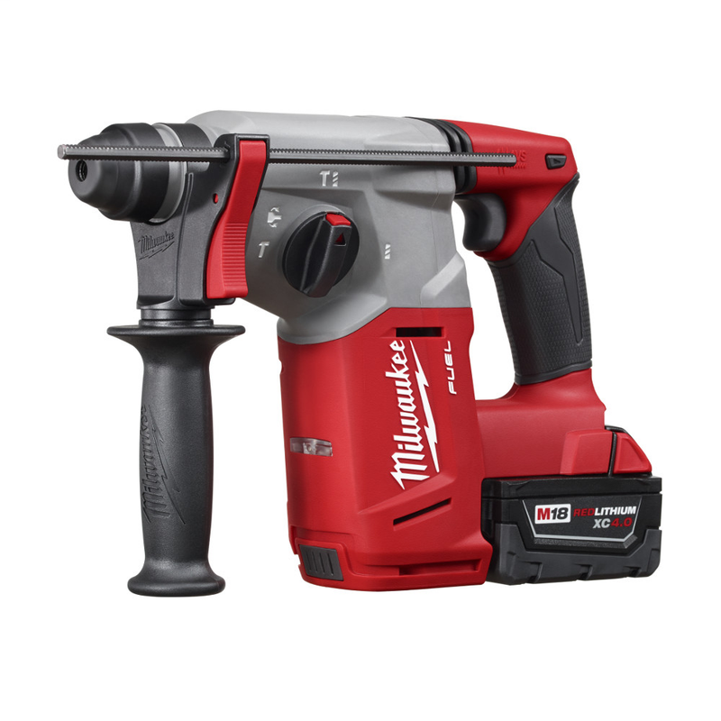Milwaukee 2712-22DE M18 FUEL 1 in. SDS Plus Rotary Hammer w/Dust Extractor Kit, New
