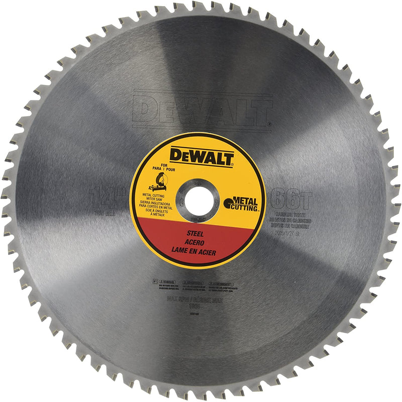 DEWALT DWA7747 14 in. Carbide Metal Cutting Blade 66 Teeth, New