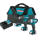 Makita CT326 12V max CXT Lithium‑Ion Cordless 3‑Pc. Combo Kit 1.5Ah, New