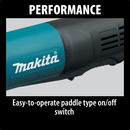 Makita GD0600-R 1/4" Paddle Switch Die Grinder, with AC/DC Switch, (Reconditioned) - ToolSteal.com