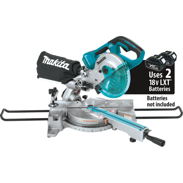 Makita XSL02Z-R 18V X2 LXT® Lithium‑Ion (36V) Brushless Cordless 7‑1/2" Dual Slide Compound Miter Saw, [Tool Only], (Reconditioned) - ToolSteal.com
