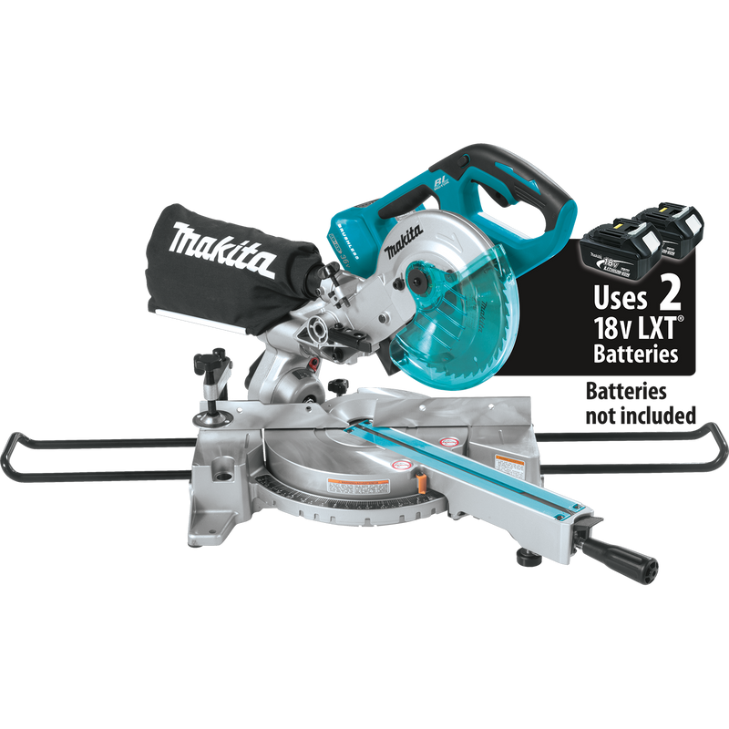 Makita XSL02Z-R 18V X2 LXT® Lithium‑Ion (36V) Brushless Cordless 7‑1/2" Dual Slide Compound Miter Saw, [Tool Only], (Reconditioned) - ToolSteal.com